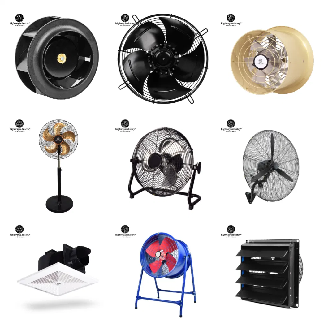 Highway Post Type 380V Exhaust Fan Factory Industrial Grade Centrifugal Induced Draft Fan 220V Explosion-Proof Bracket Axial Flow Fan